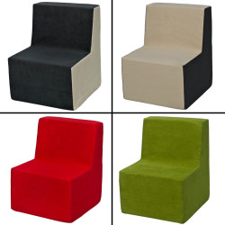 Chaise fauteuil pouf pour chambre d’enfant, jeu confort repos